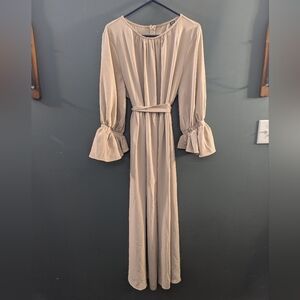 SHEIN Elegant Cream Maxi Dress Women's Size XXL EUC